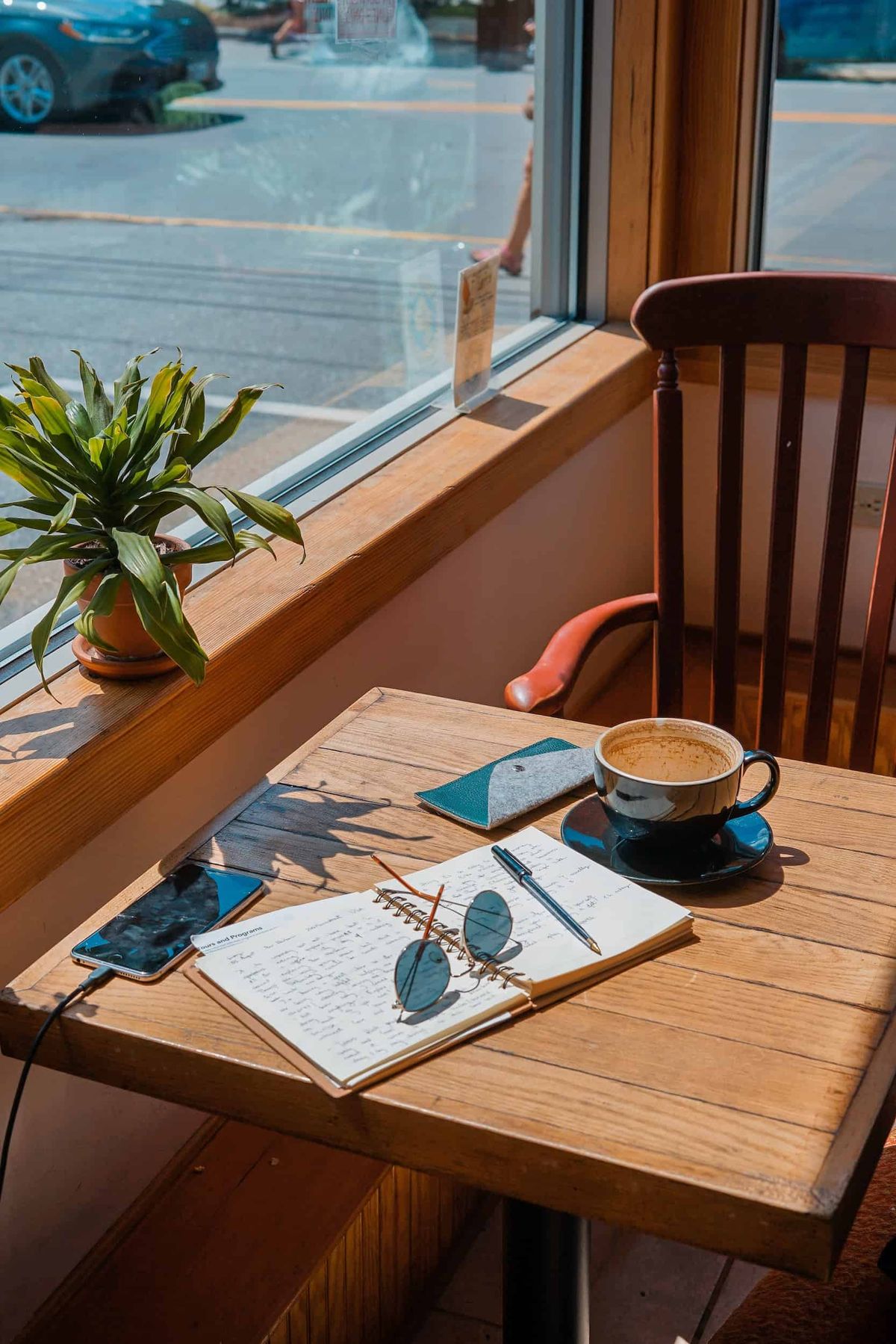 Coffee and morning routine